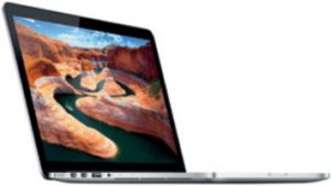 MacBook Pro 13-inch Retina, Dual Core Intel i5 2,4 GHz (turbo boost up to 2,9GHz), 4 GB DDR3 1600MHz (2DIMMs), 128 GB