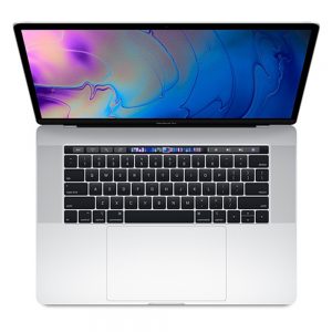 MacBook Pro 15" Touch Bar Mid 2018 (Intel 6-Core i7 2.2 GHz 16 GB RAM 256 GB SSD), Silver, Intel 6-Core i7 2.2 GHz, 16 GB RAM, 256 GB SSD