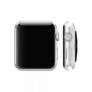 Watch 1st gen Sport (38mm), Silver, White Sport Band