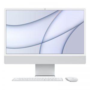 iMac 24" M1 2021 (Apple M1 3.2 GHz 8 GB RAM 256 GB SSD 7-Core), Silver, Apple M1 3.2 GHz, 8 GB RAM, 256 GB SSD, 7-Core