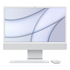 iMac 24" M1 2021 (Apple M1 8-Core 8 GB RAM 256 GB SSD 7-Core), Silver, Apple M1 8-Core, 8 GB RAM, 256 GB SSD, 7-Core