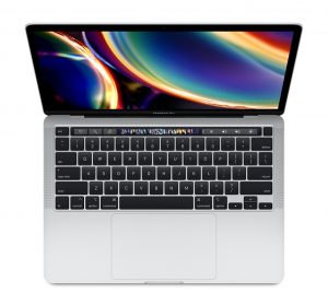 MacBook Pro 13" 2TBT Mid 2020 (Intel Quad-Core i5 1.4 GHz 8 GB RAM 512 GB SSD), Silver, Intel Quad-Core i5 1.4 GHz, 8 GB RAM, 512 GB SSD