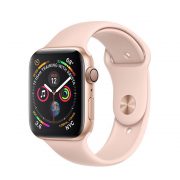 Watch Series 4 Aluminum Cellular (40mm), Gold, White Sport Band Watch Series 4 Aluminum Cellular (40mm), Gold, White Sport Band