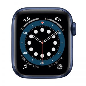 Watch Series 6 Aluminum (44mm), Blue, Deep Navy Sport Loop