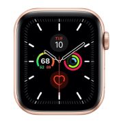 Watch Series 5 Aluminum (44mm), Gold, White Sport Band