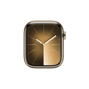 Watch Series 9 Steel Cellular (41mm), Gold, Pink Sand Sport Band