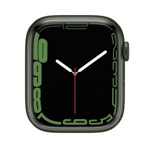 Watch Series 7 Aluminum (45mm), Green, Spruce Fog Nike Sport Loop