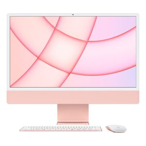 iMac 24" M1 2021 (Apple M1 3.2 GHz 8 GB RAM 256 GB SSD 8-Core), Pink, Apple M1 3.2 GHz, 8 GB RAM, 256 GB SSD, 8-Core