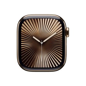 Watch Series 10 Titanium Cellular (46mm), Gold, Starlight Sport Band