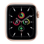Watch SE Cellular (40mm), Gold, Black Sport Band